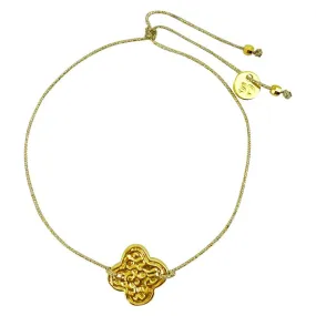 Oxalis Bracelet - Gold Plated Clover