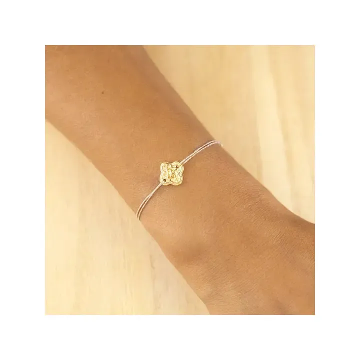 Oxalis Bracelet - Gold Plated Clover