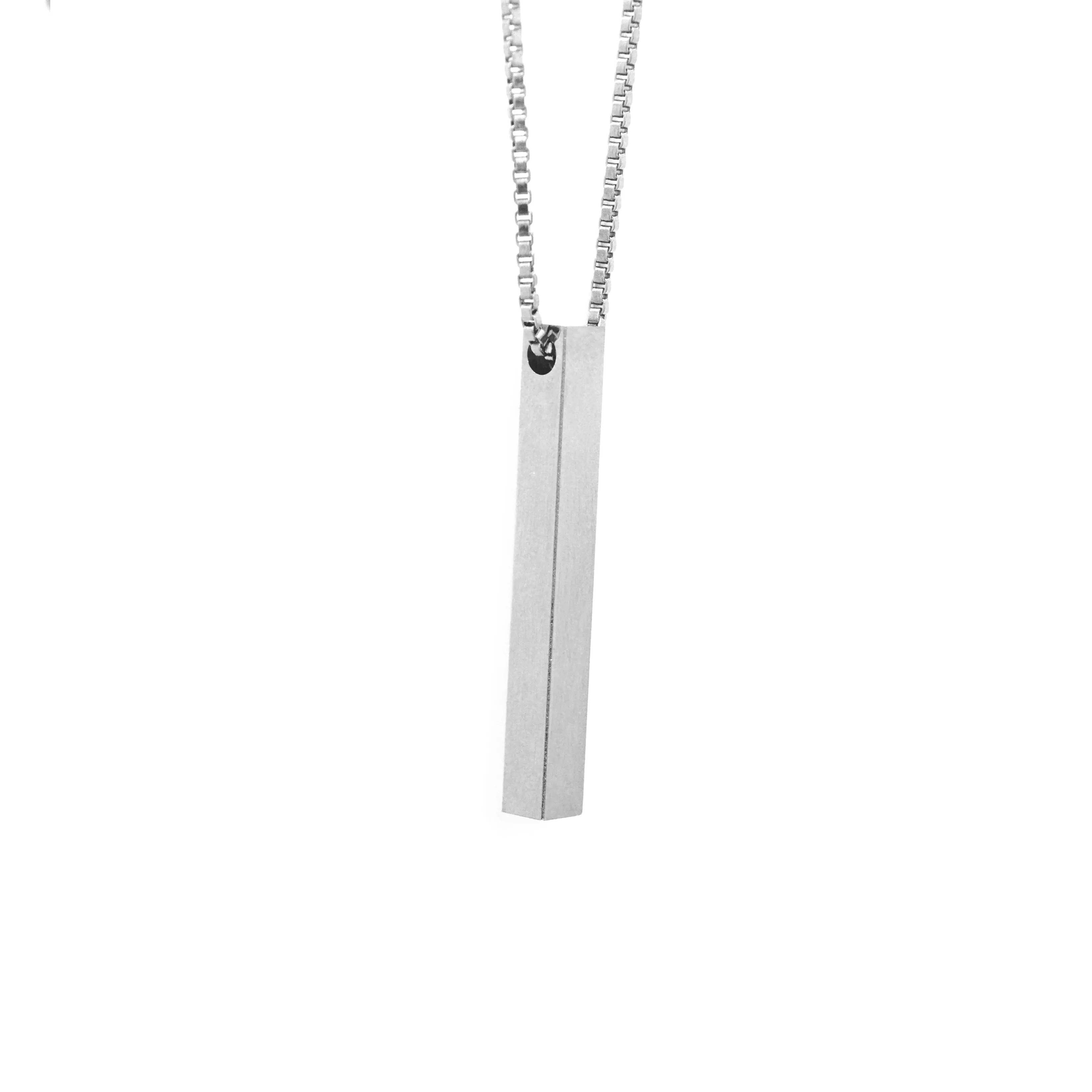 PB1-X / PB1 3D Bar Name Necklace