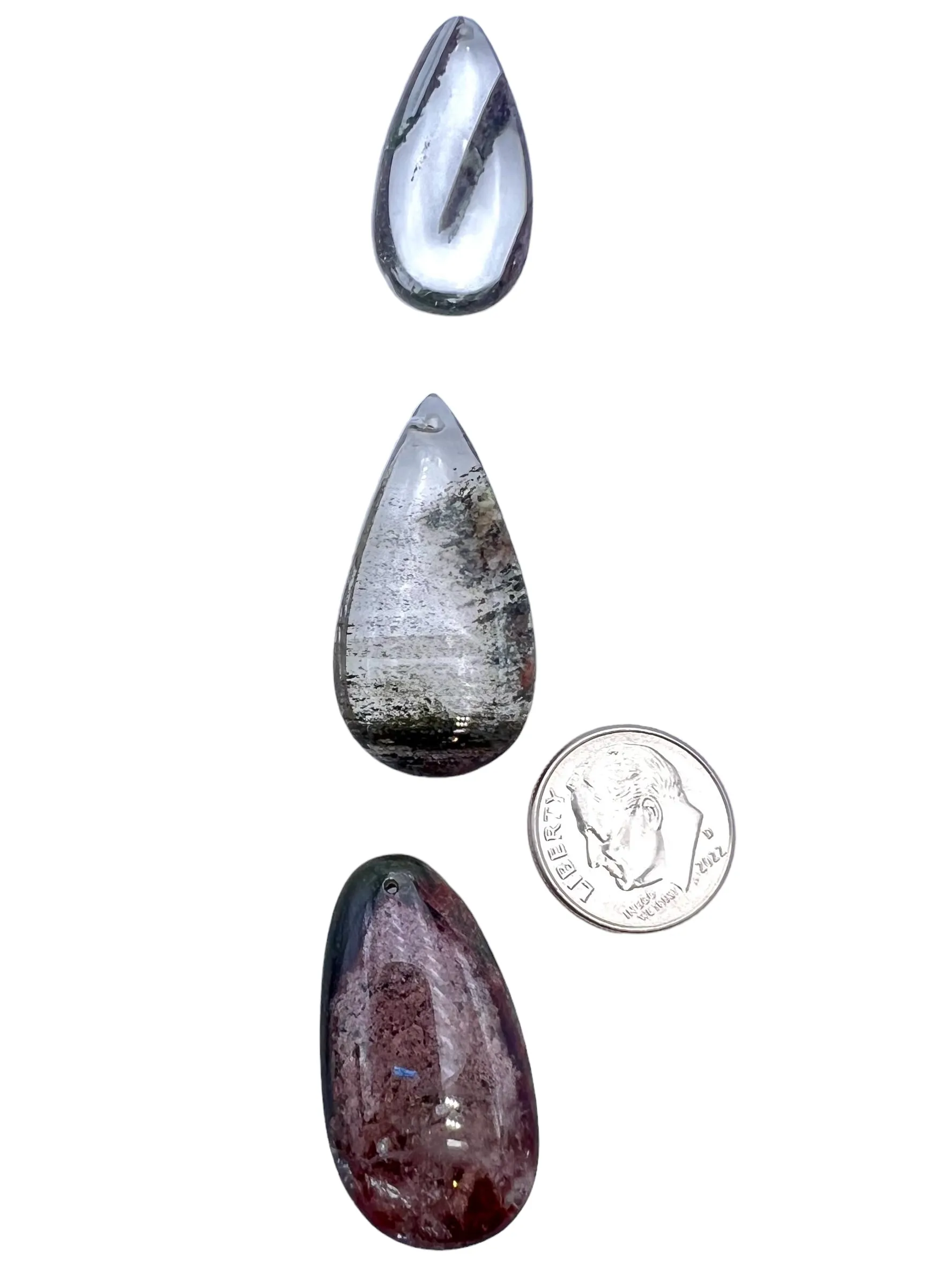 Phantom Quartz/Iodolite Focal Pendant (Select One Stone)