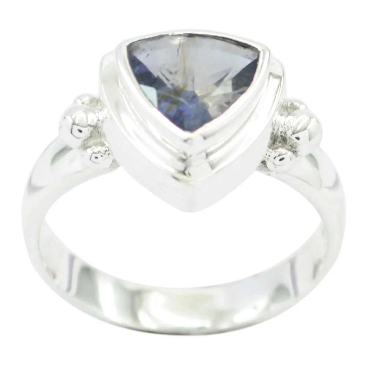 Riyo Appealing Gem Iolite Sterling Silver Ring Pandora Jewelry Store