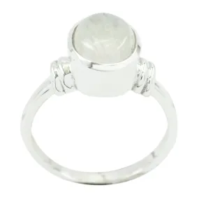 Riyo Drop-Dead Gem Rainbow Moonstone 925 Rings Gift Valentine'S Day