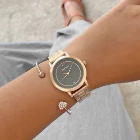 Shooting Star Rosegold Watch Bracelet Stack