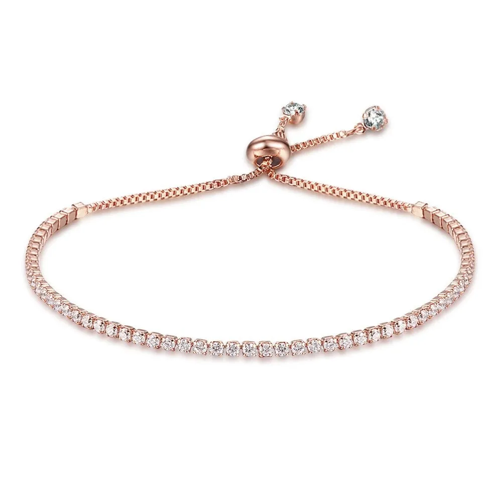 Stylish Cubic Zirconia Adjustable Bracelet for Women