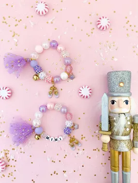 Sugar Plum Fairy (Purples) Charm Bracelet - Customizable