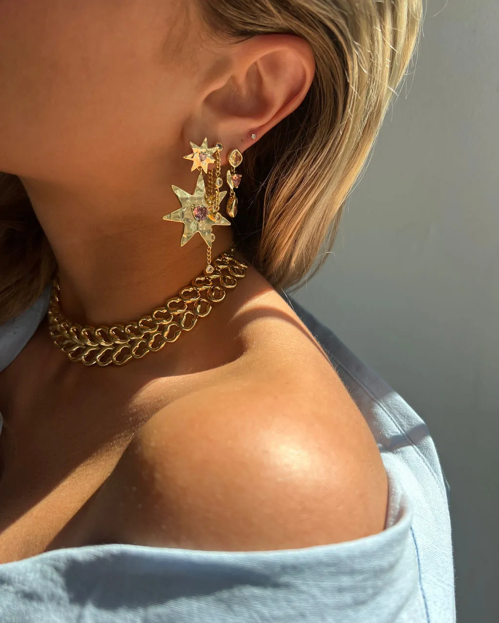 Elegant Starry Statement Earrings for Dazzling Evening Looks