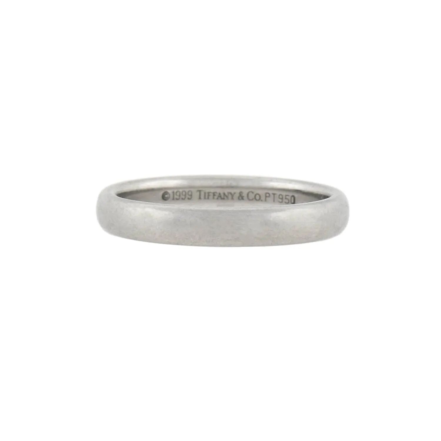 TIFFANY & CO. Vintage Platinum Wedding Band Ring