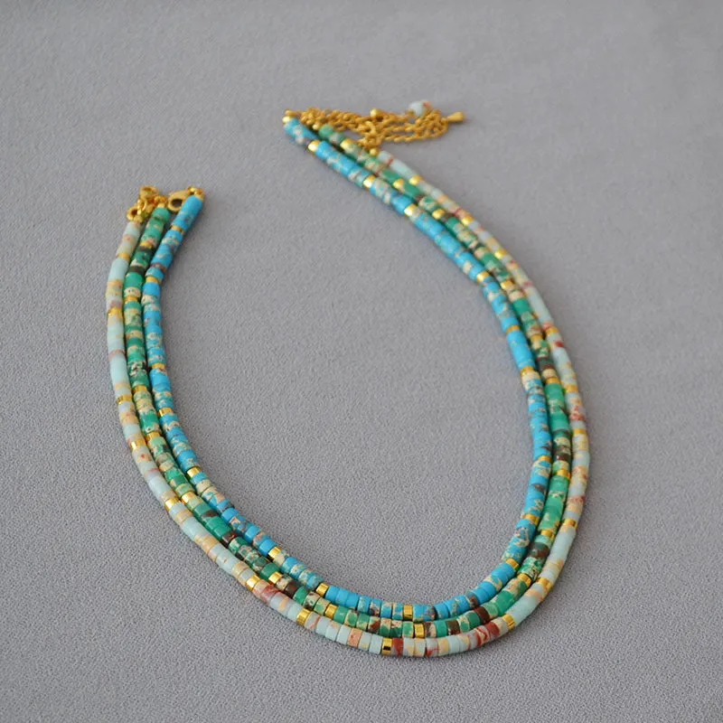 Turquoise Bead Necklace