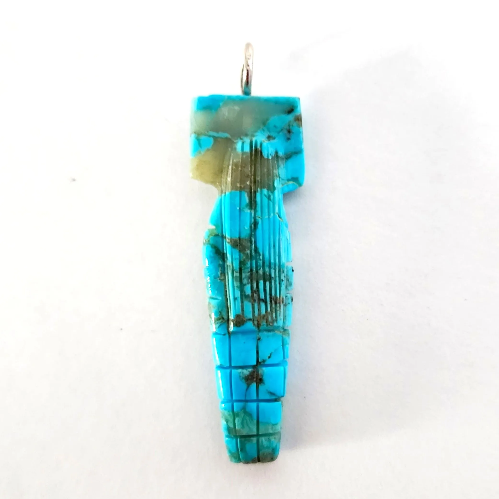 Turquoise Corn Maiden Pendant