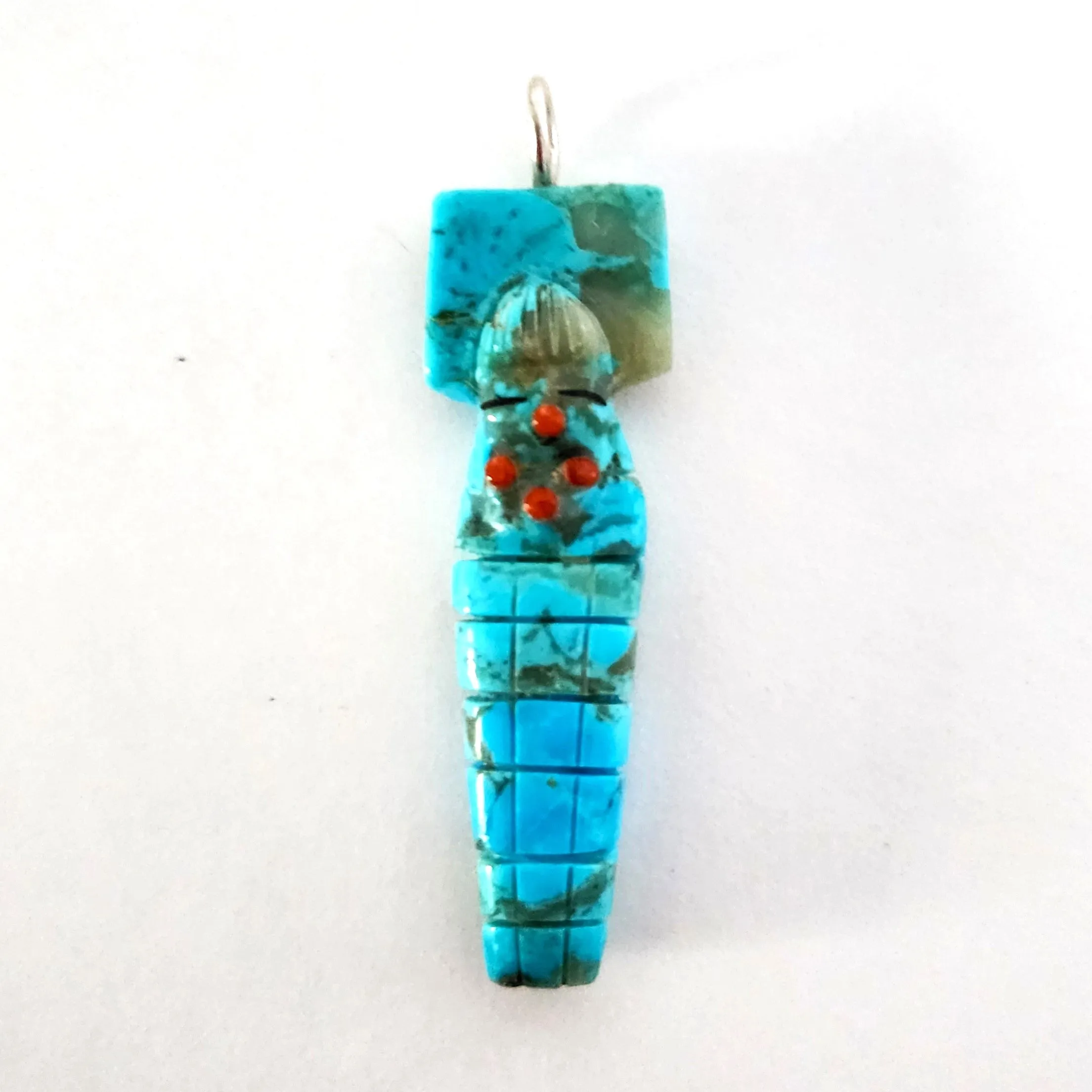 Turquoise Corn Maiden Pendant