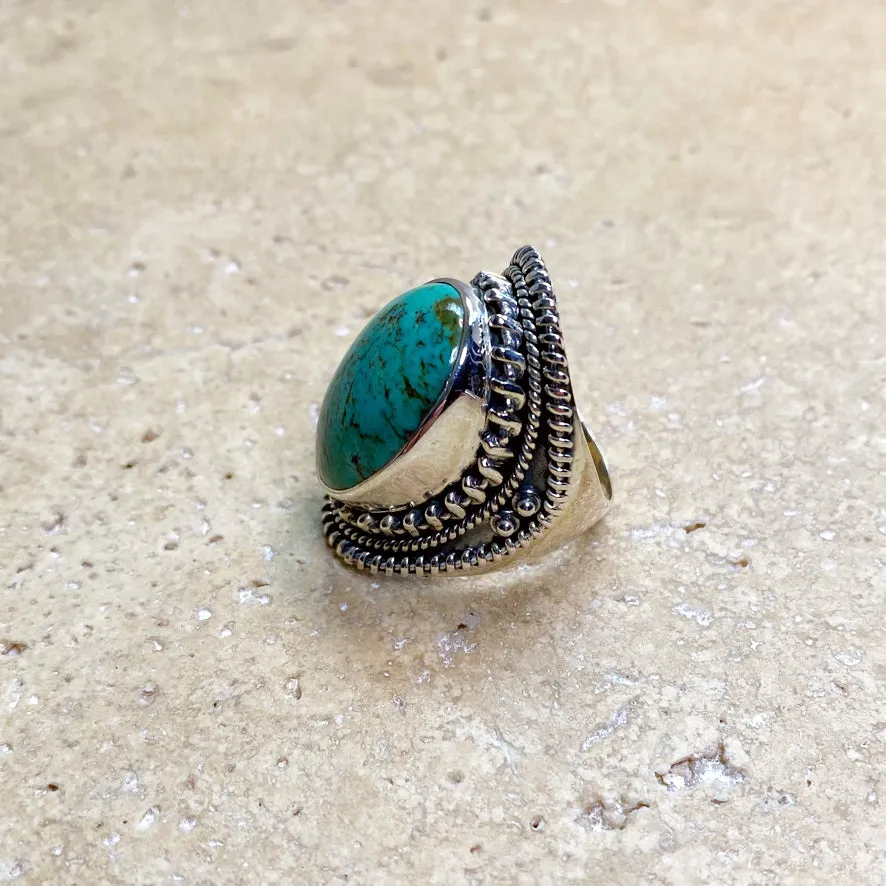 Turquoise Ring - Tibet