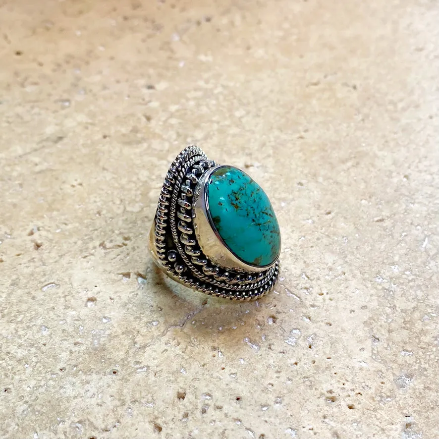 Turquoise Ring - Tibet