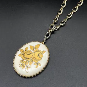 【USA輸入】ヴィンテージ ゴールドフラワー  ネックレス/Vintage Gold Flower Necklace