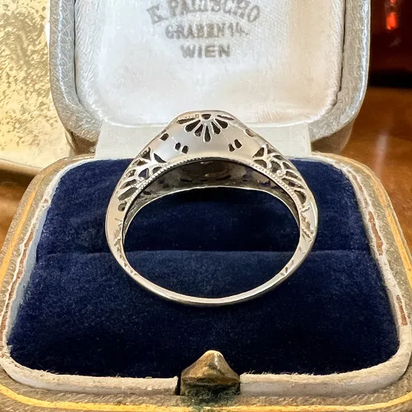 Vintage Diamond Engagement Ring, RBC 0.20ct.