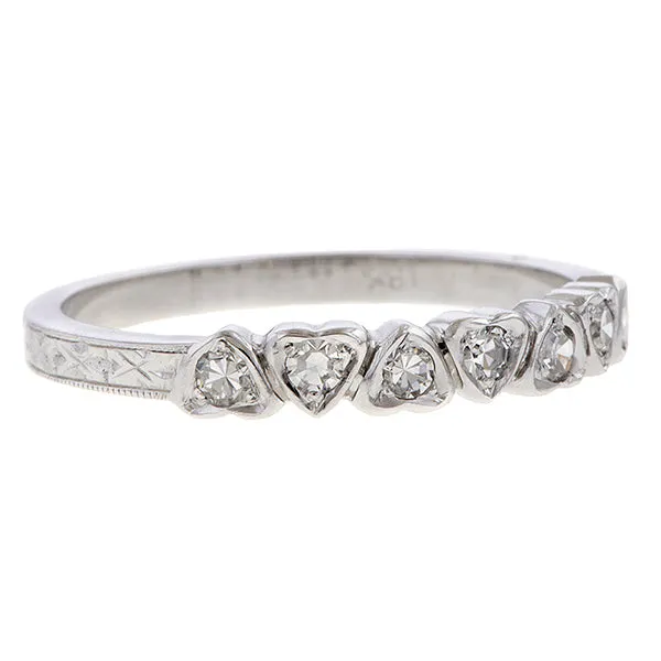 Vintage Diamond Wedding Band