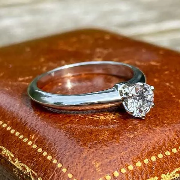 Vintage Tiffany & Co Engagement Ring, RBC 0.55ct.