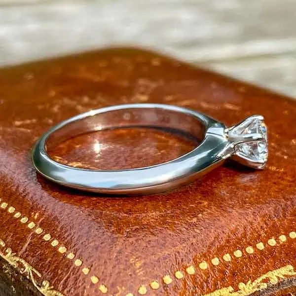 Vintage Tiffany & Co Engagement Ring, RBC 0.55ct.