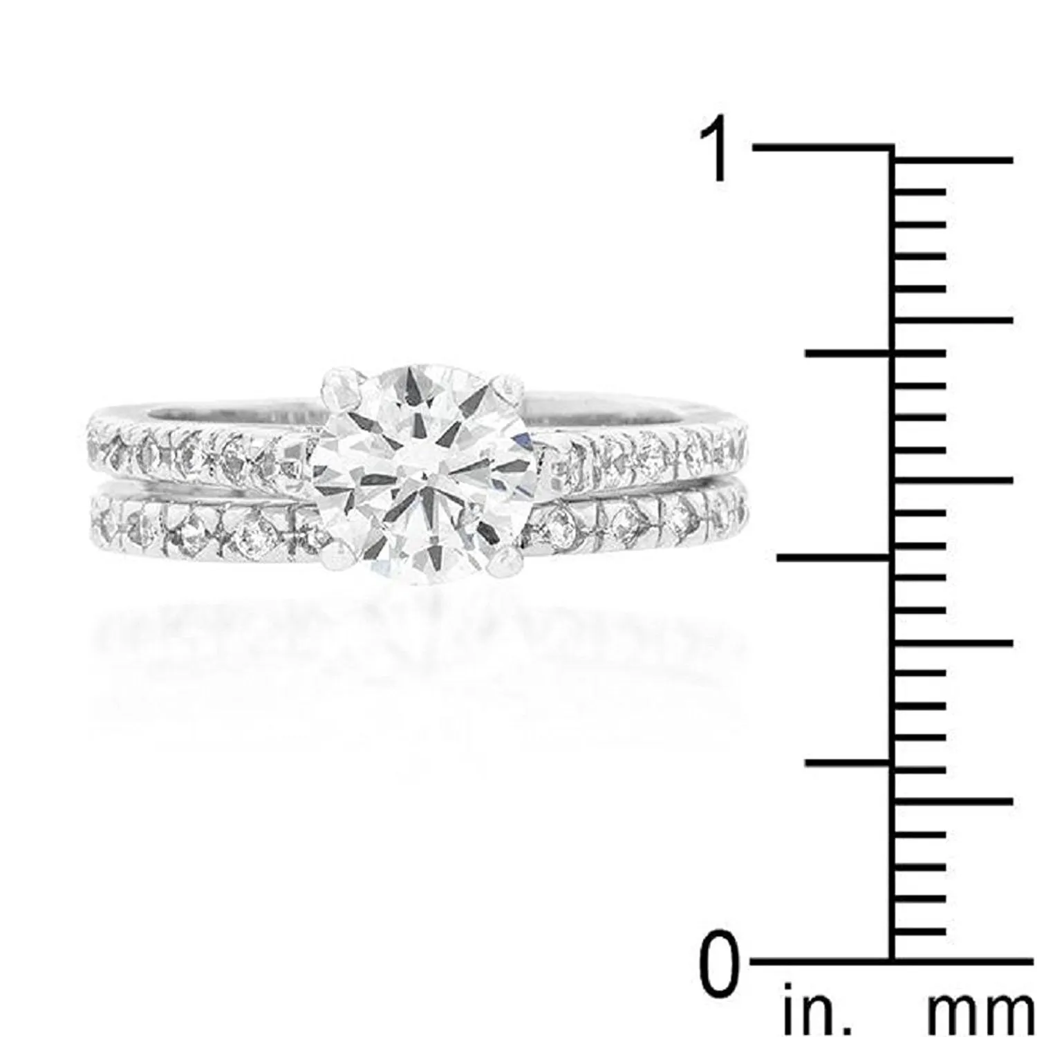 WildKlass Glistening Engagement Ring Set