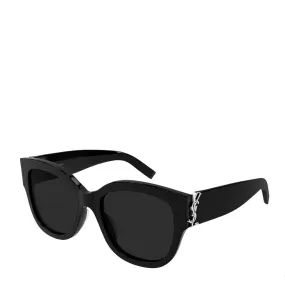 YSL SLM95F Sunglasses, Black (S) Polar Nylon